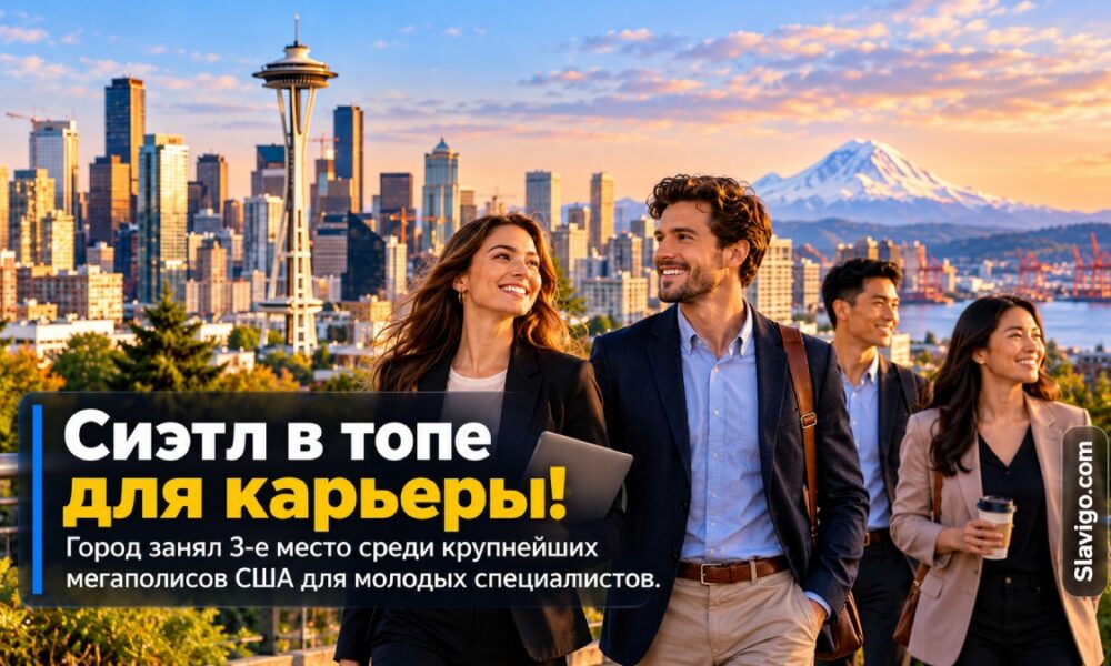 Seattle занял третье место в рейтинге городов для молодых специалистов