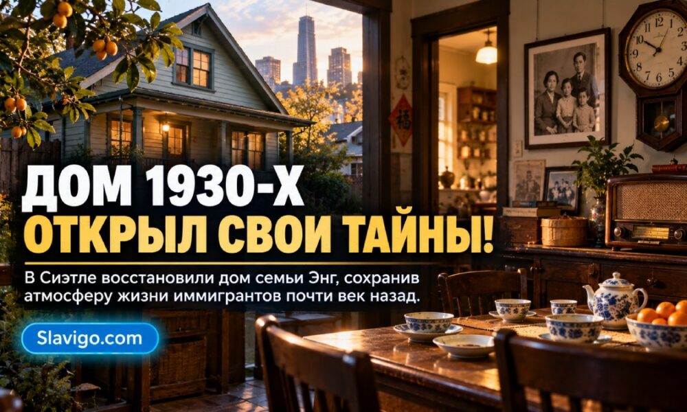 Восстановленный интерьер исторического дома семьи Eng в Seattle