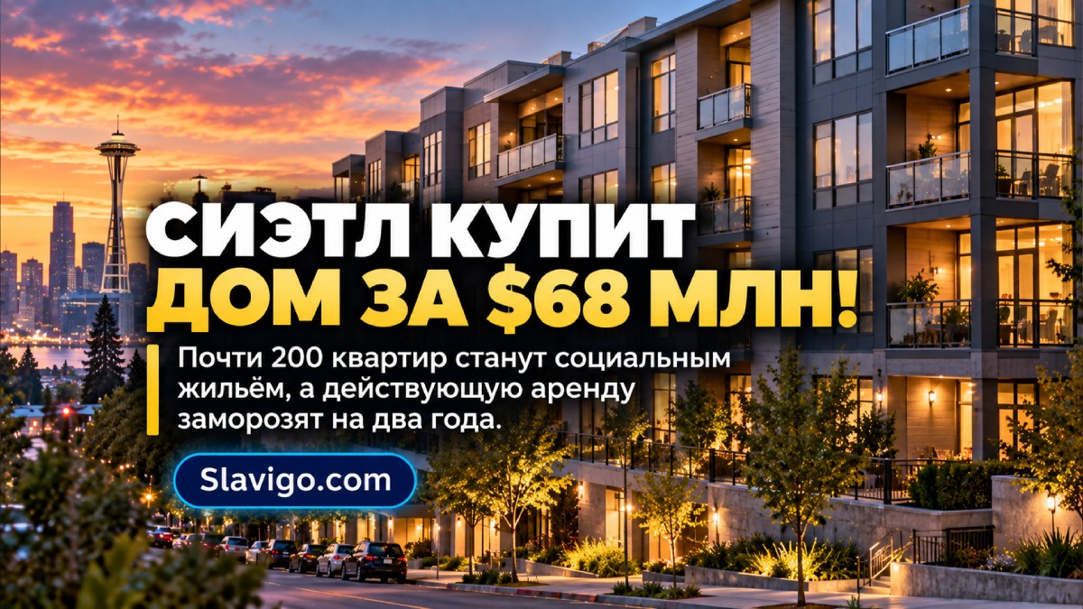 Seattle намерен приобрести 193 квартиры в West Seattle за $68 млн