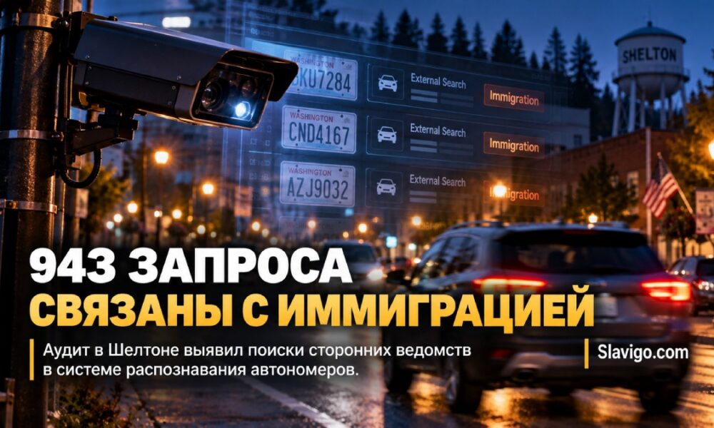 В Shelton выявили 943 запроса к системе распознавания номеров с признаками иммиграционной проверки