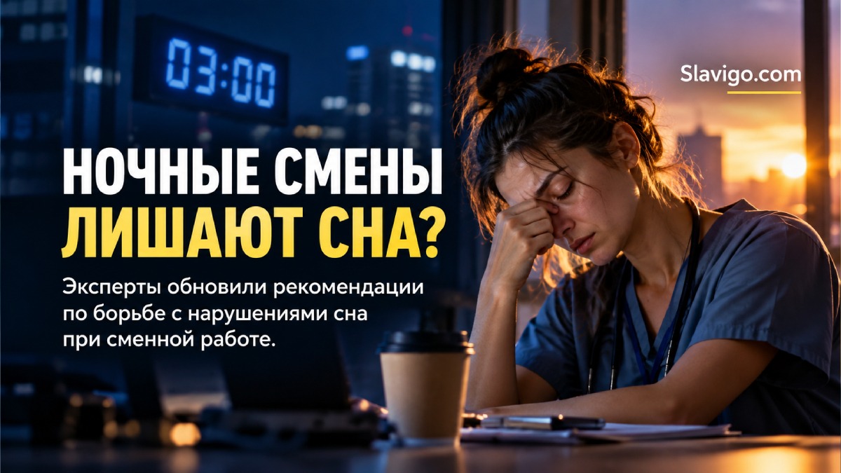 Медицинский работник после ночной смены на фоне рассвета