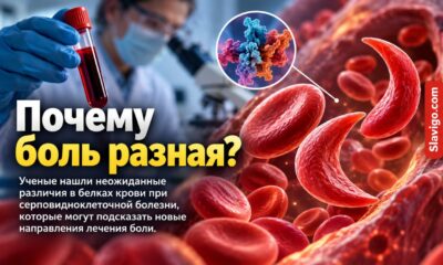 При серповидноклеточной болезни нашли неожиданные белковые различия между людьми с сильной и слабой болью