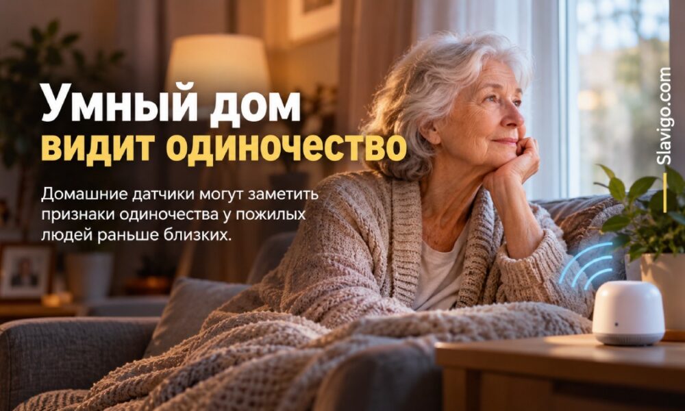 Может ли умный дом заметить одиночество пожилого человека: учёные испытывают систему датчиков