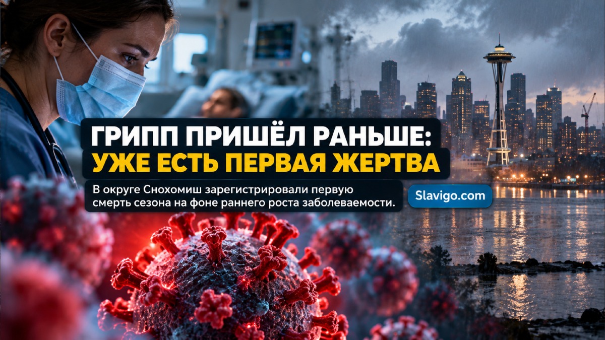 Snohomish County сообщил о первой flu-related death этой осени на фоне раннего роста заболеваемости