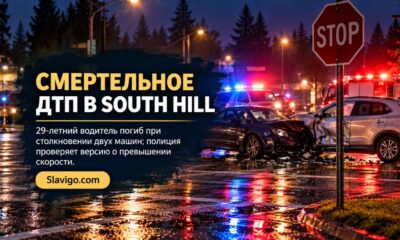 На перекрёстке в South Hill погиб 29-летний водитель: шериф подозревает превышение скорости