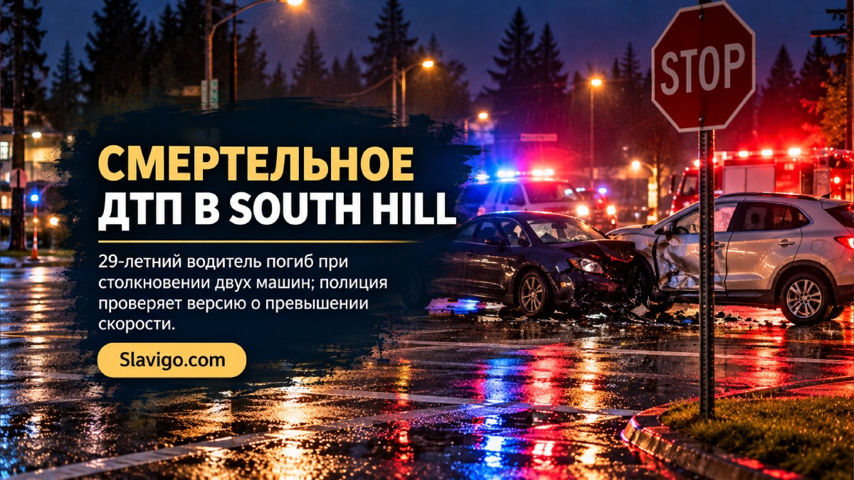 На перекрёстке в South Hill погиб 29-летний водитель: шериф подозревает превышение скорости