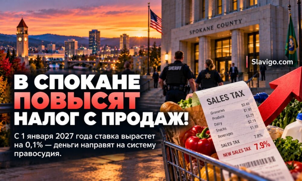 Spokane County повысит sales tax на 0,1% для финансирования criminal justice system