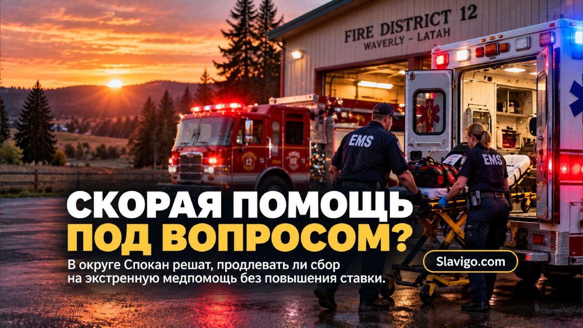 Fire District 12 в Spokane County просит избирателей продлить EMS levy