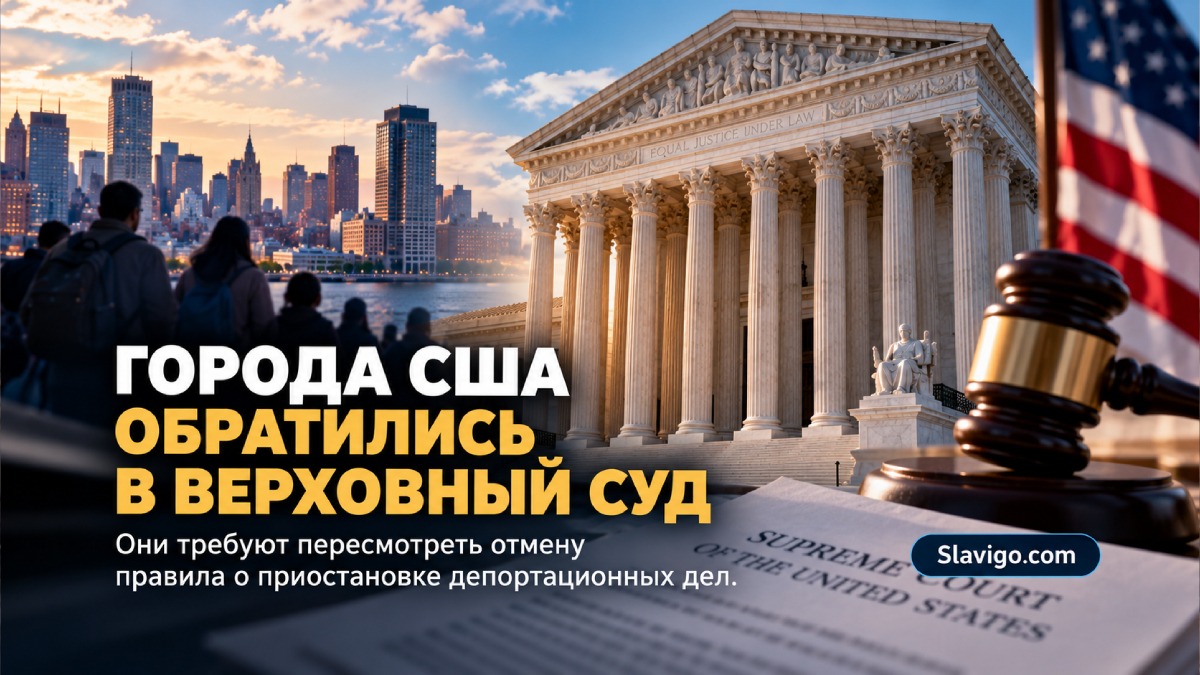 Города просят Верховный суд восстановить правило о приостановке депортационных дел