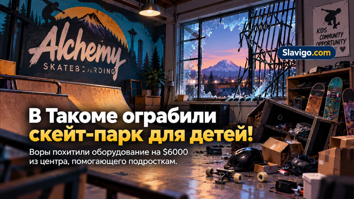 В Tacoma ограбили nonprofit Alchemy Skateboarding: похищено около $6 тысяч оборудования