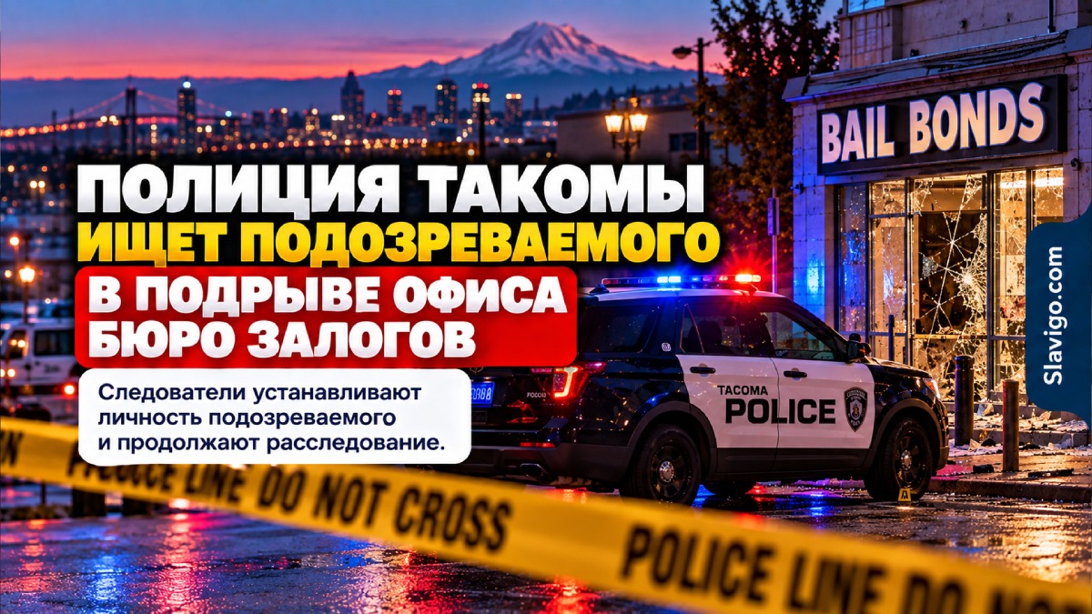 Полиция Tacoma ищет подозреваемого после взрыва у bail bonds office на Pacific Avenue