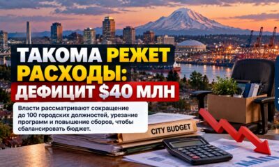 Tacoma рассматривает сокращение до 100 городских должностей из-за дефицита бюджета в $40 млн
