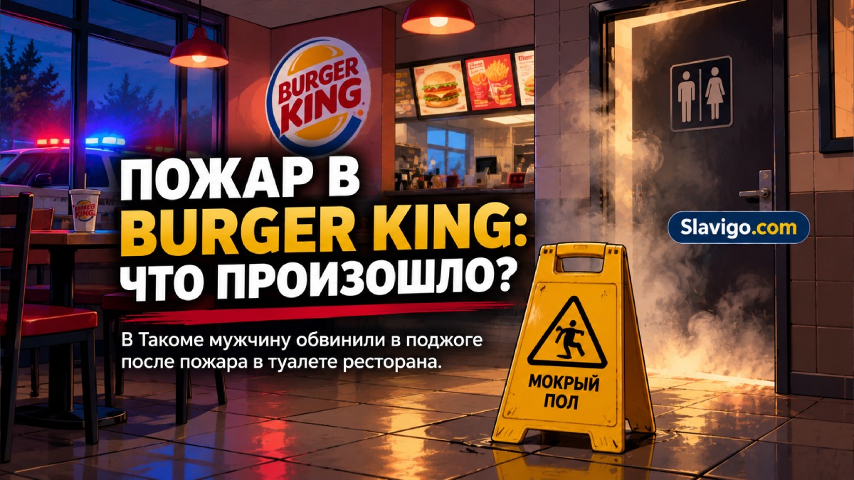 Мужчине предъявили обвинения после пожара в туалете Burger King в Tacoma