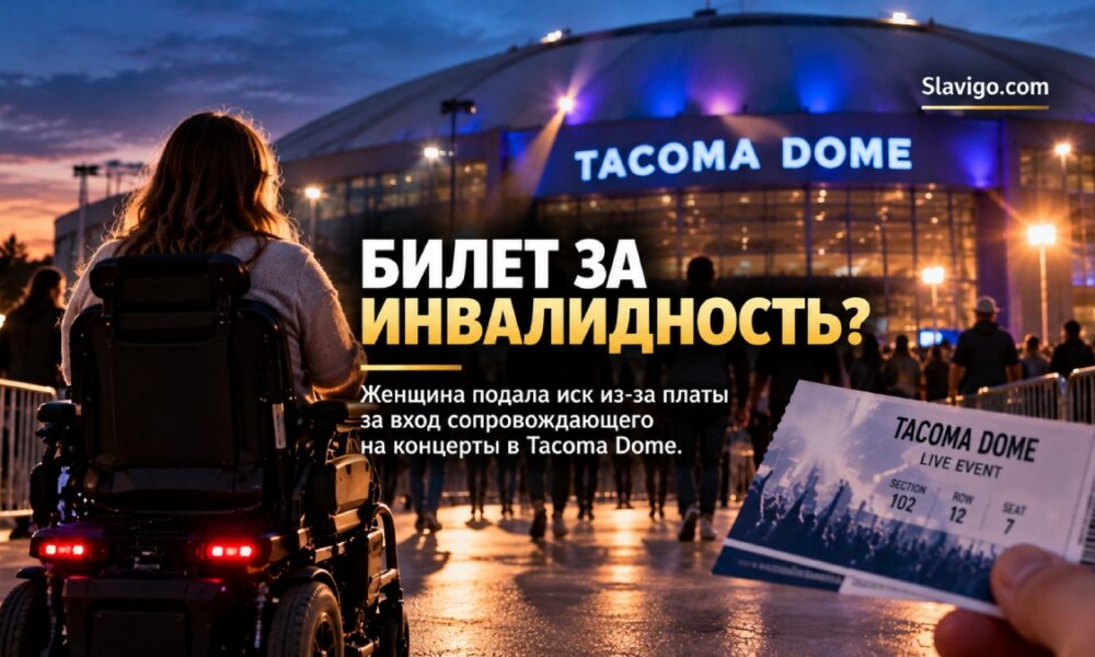 Жительница Woodinville подала иск к Tacoma Dome из-за оплаты билета сопровождающего