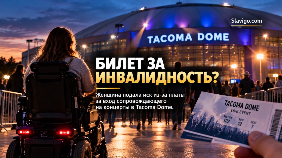 Жительница Woodinville подала иск к Tacoma Dome из-за оплаты билета сопровождающего