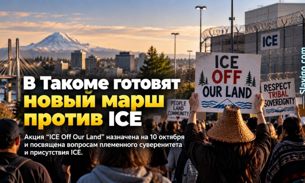 В Tacoma готовят новый марш «ICE Off Our Land» к detention center
