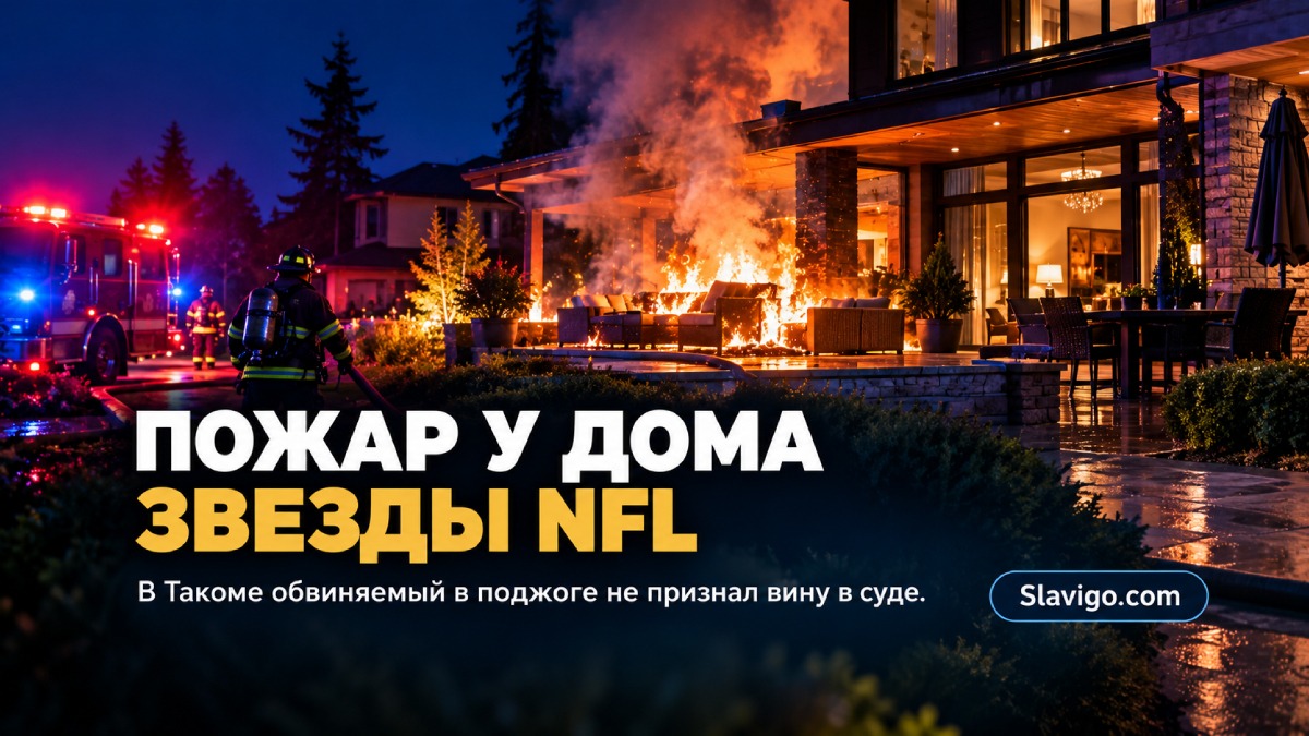 В Tacoma обвиняемый в поджоге дома экс-игрока NFL не признал вину