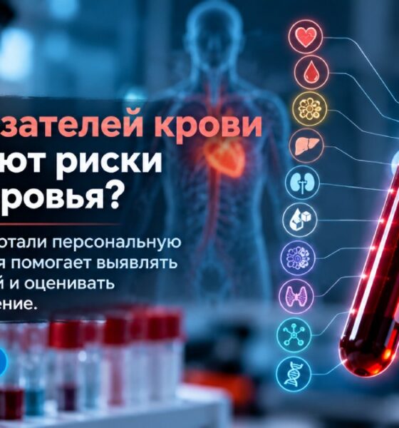 Десять показателей крови для оценки здорового старения: что показали данные 44 тысяч людей