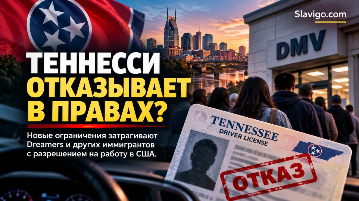 В Теннесси обладателям разрешений на работу отказывают в водительских удостоверениях