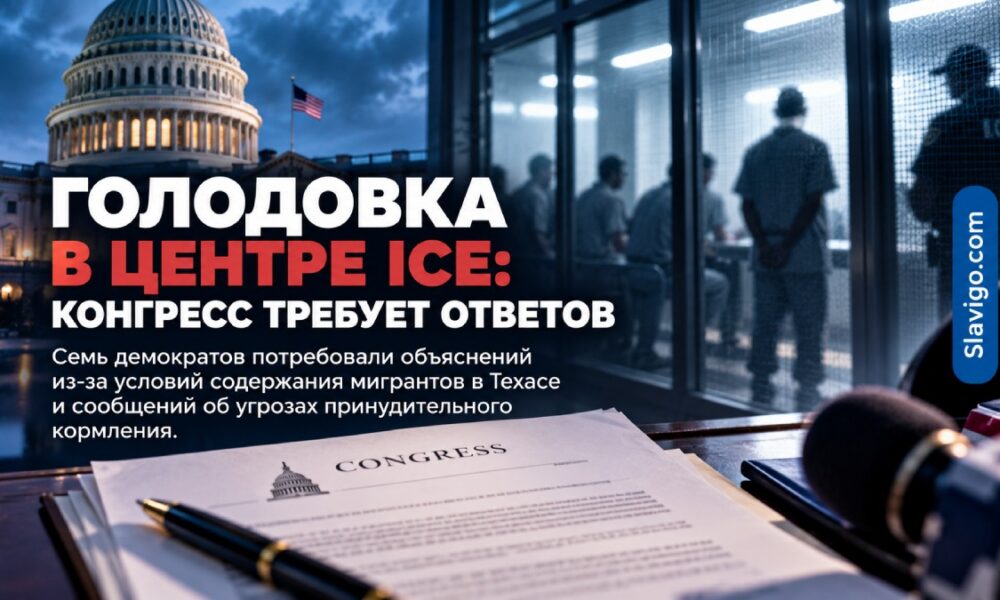 Конгресс потребовал отчёта об условиях голодовки задержанных ICE в Техасе