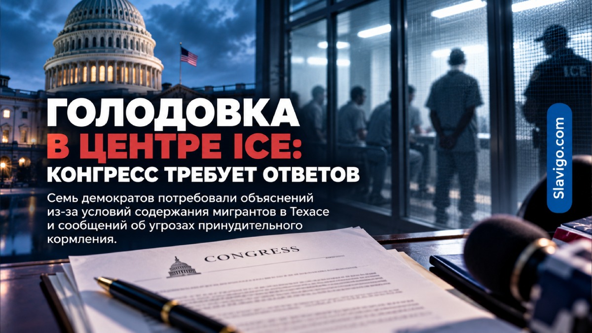 Конгресс потребовал отчёта об условиях голодовки задержанных ICE в Техасе
