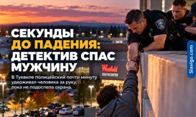 В Tukwila детектив удержал человека на краю многоуровневой парковки