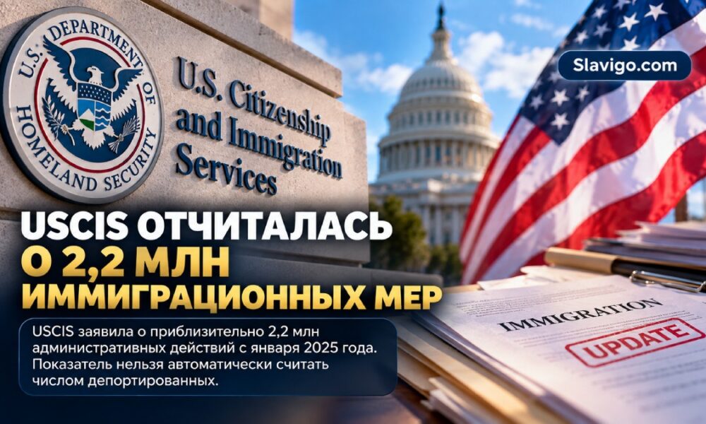 Папки иммиграционных дел в административном офисе США