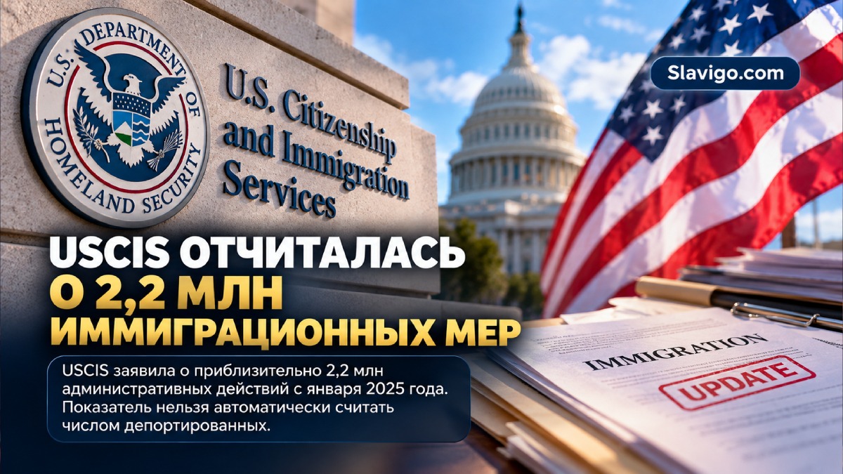 Папки иммиграционных дел в административном офисе США
