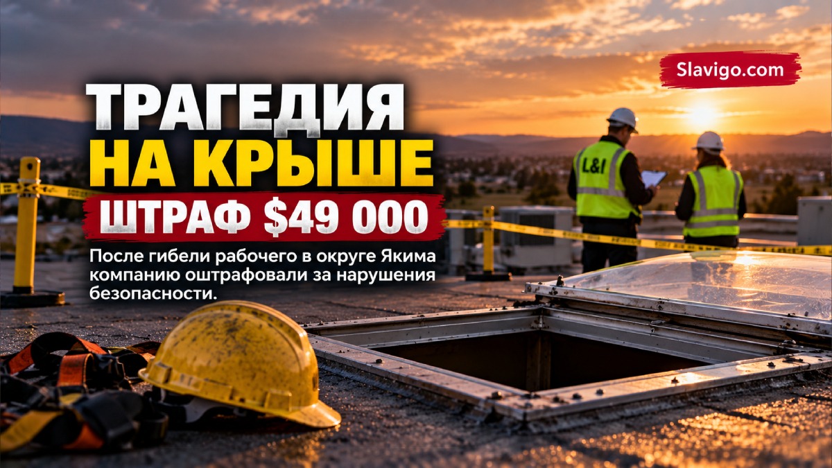 После гибели кровельщика в Wapato строительной фирме выписали штраф почти $49 тысяч