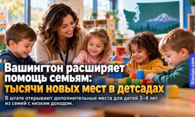Washington добавил более 2 400 мест в дошкольных программах для семей с низким доходом