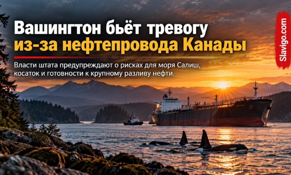 Власти Washington предупредили о рисках канадского нефтепровода для Salish Sea