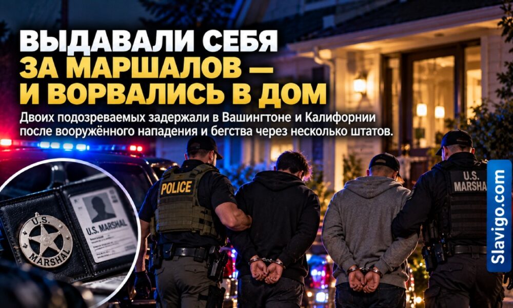 В Washington задержали одного из подозреваемых, выдававших себя за U.S. Marshals при ограблении дома