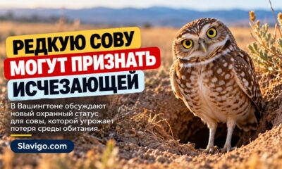WDFW предлагает признать burrowing owl исчезающим видом в Washington