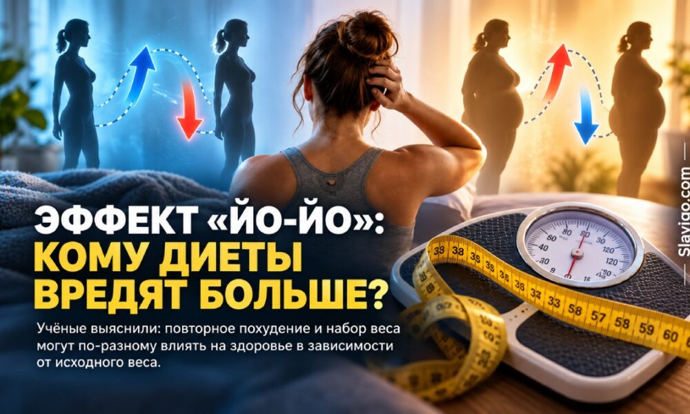 Эффект йо-йо при похудении может зависеть от первоначального веса человека
