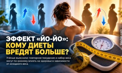 Эффект йо-йо при похудении может зависеть от первоначального веса человека