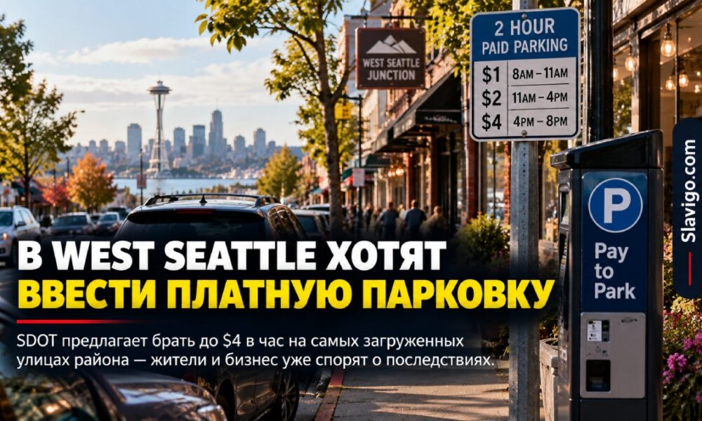 SDOT предлагает ввести платную парковку в West Seattle Junction
