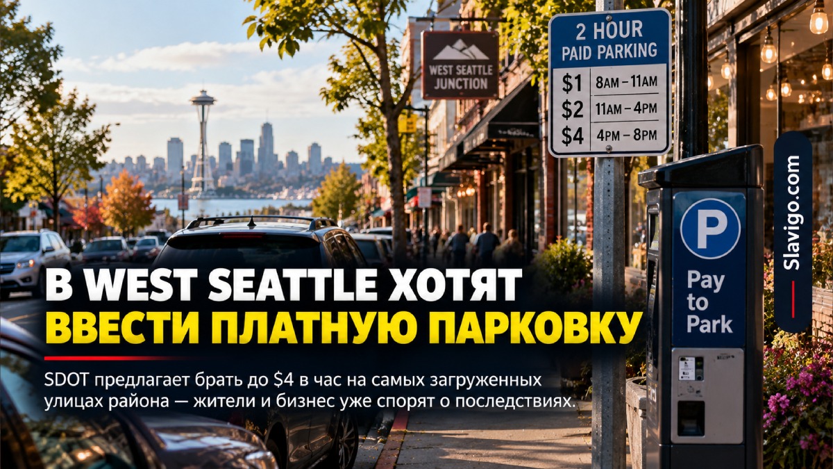 SDOT предлагает ввести платную парковку в West Seattle Junction