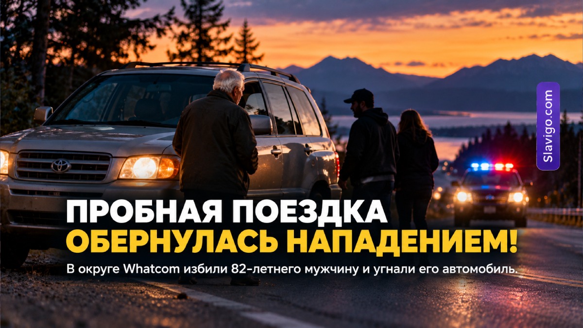 В Whatcom County во время пробной поездки избили 82-летнего мужчину и угнали его Toyota