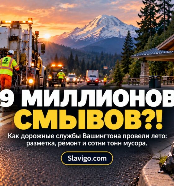 WSDOT подвёл итоги лета: 1 500 maintenance workers обслуживали дороги и rest areas по всему Washington